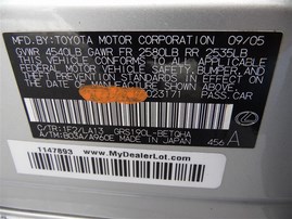 2006 LEXUS GS300 SILVER 3.0 AT 2WD Z19847
